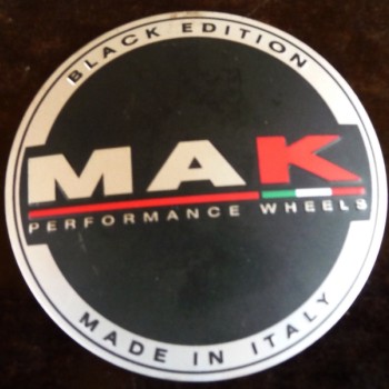 65mm Diska vidus vāciņa uzlīme MAK